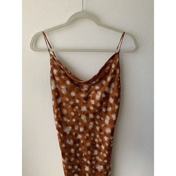 Bardot Polka Dot Silky Midi Slip Dress Sketchspot - Picture 4 of 9